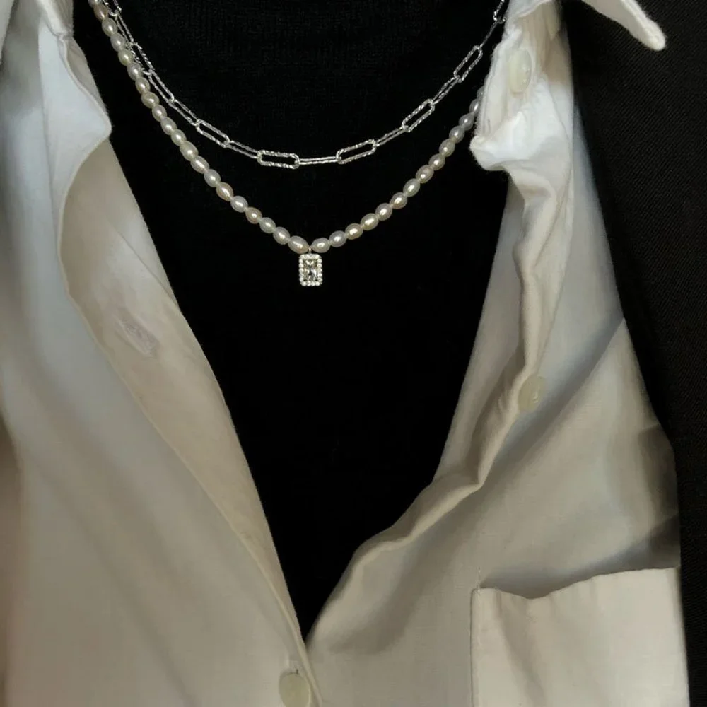 #NEW 925 Sterling Silver Shiny Link Chain Necklace - Picture 5 of 10